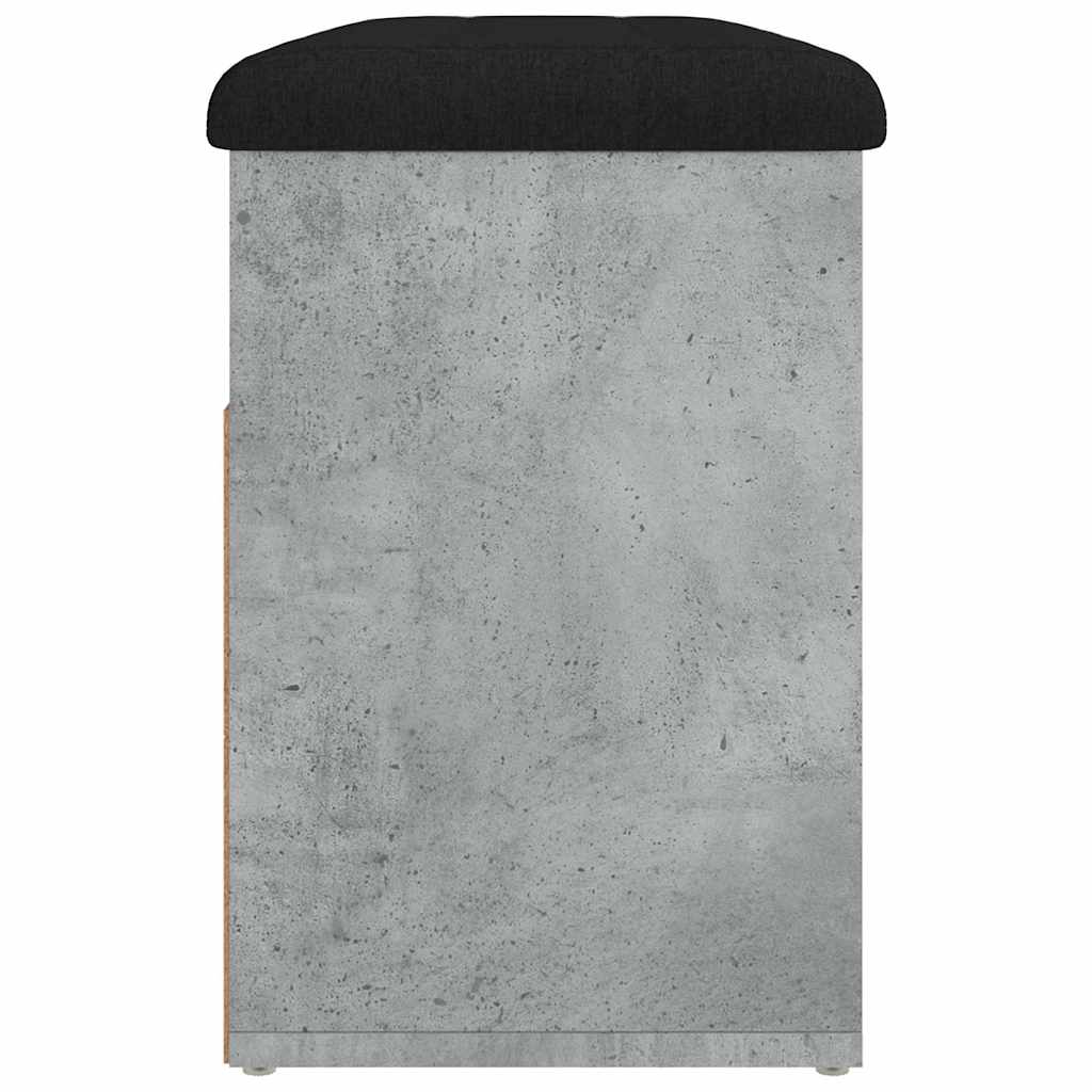 Klupa za cipele boja betona 82 x 32 x 45,5 cm konstruirano drvo