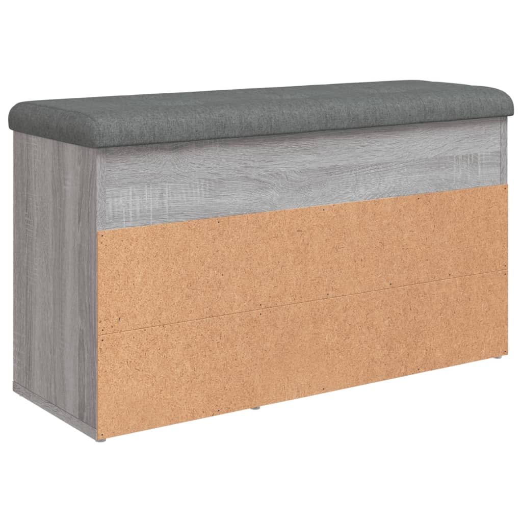 Klupa za cipele boja hrasta 82 x 32 x 45,5 cm konstruirano drvo