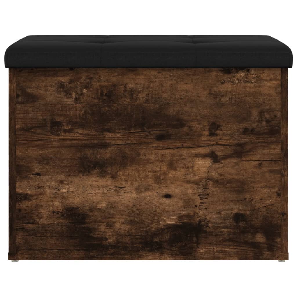 Klupa za pohranu boja hrasta 62x42x45 cm od konstruiranog drva