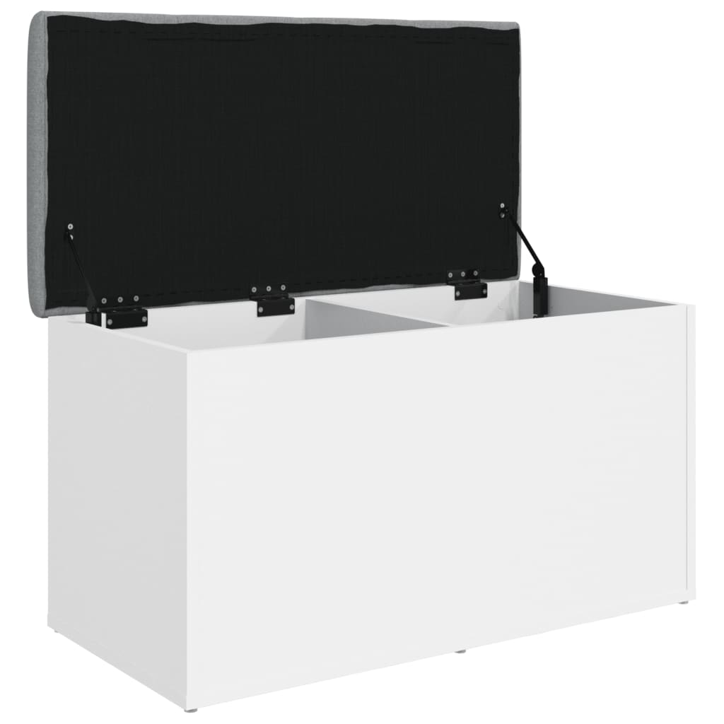 Klupa za odlaganje bijela 82x42x45 cm inženjerski drvo