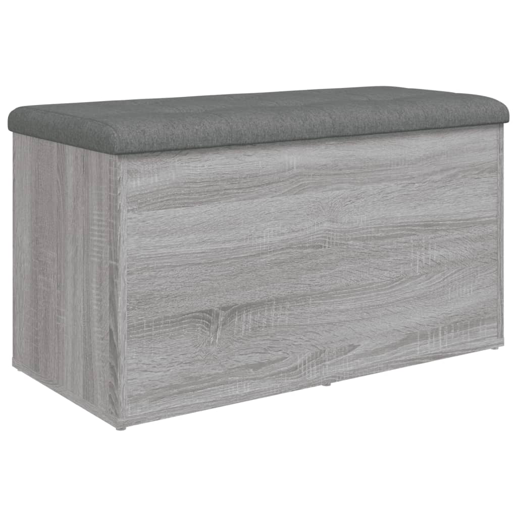 Klupa za cipele siva boja hrasta 82x42x45 cm konstruirano drvo