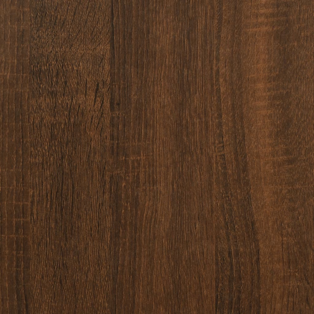 Klupa za pohranu boja hrasta 42x42x46 cm od konstruiranog drva