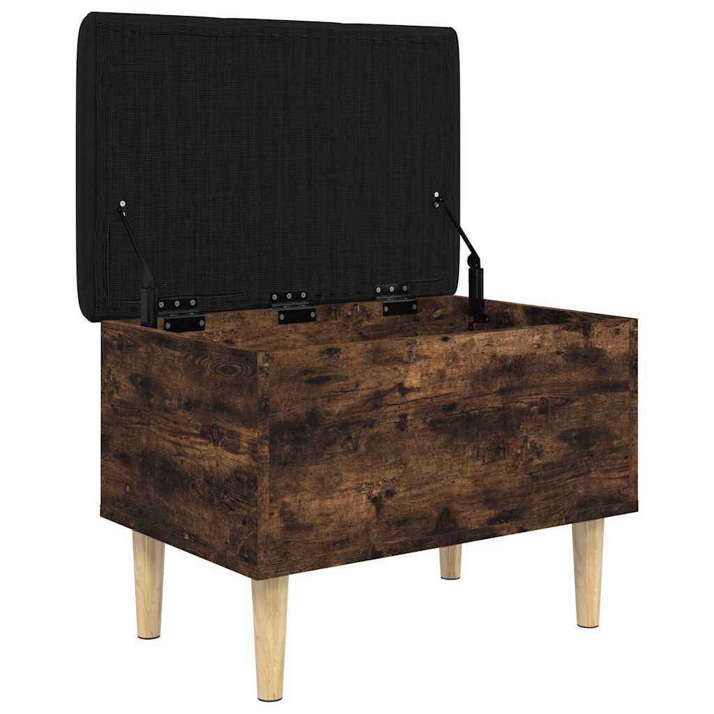 Klupa za pohranu boja hrasta 62x42x46 cm od konstruiranog drva