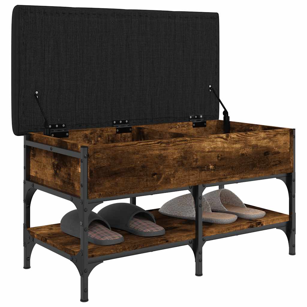 Klupa za cipele boja hrasta 82x42x45 cm od konstruiranog drva