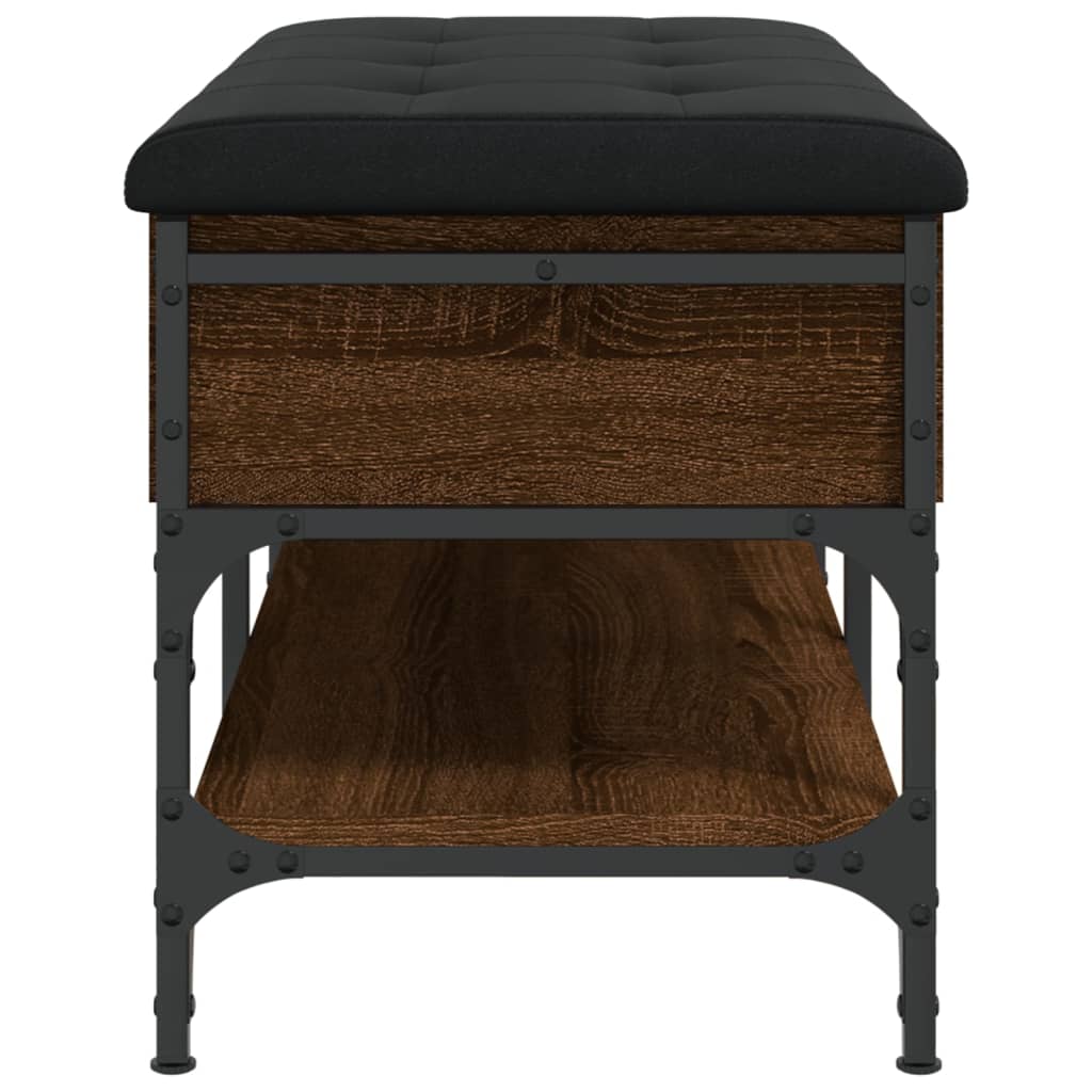 Klupa za cipele boja hrasta 82x42x45 cm od konstruiranog drva