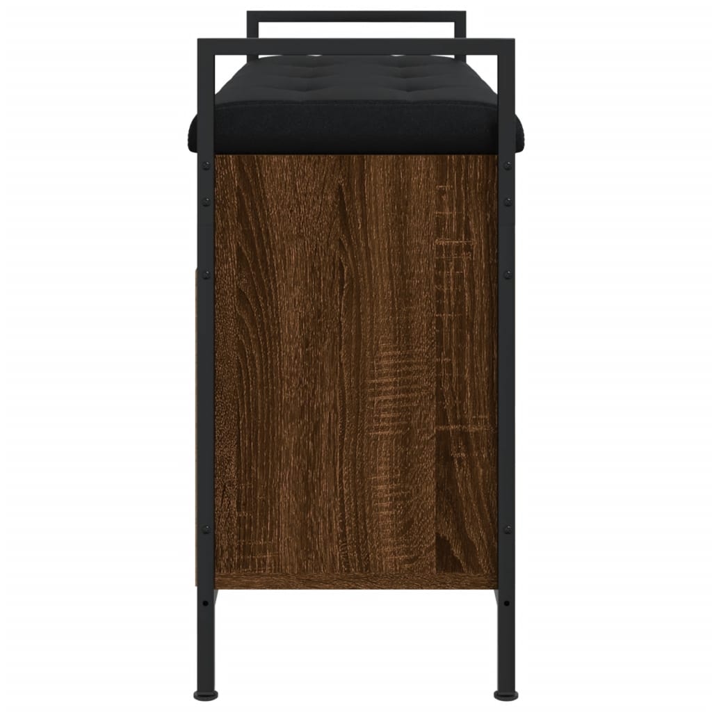 Klupa za cipele boja smeđeg hrasta 85,5x32x57,5 cm drvena