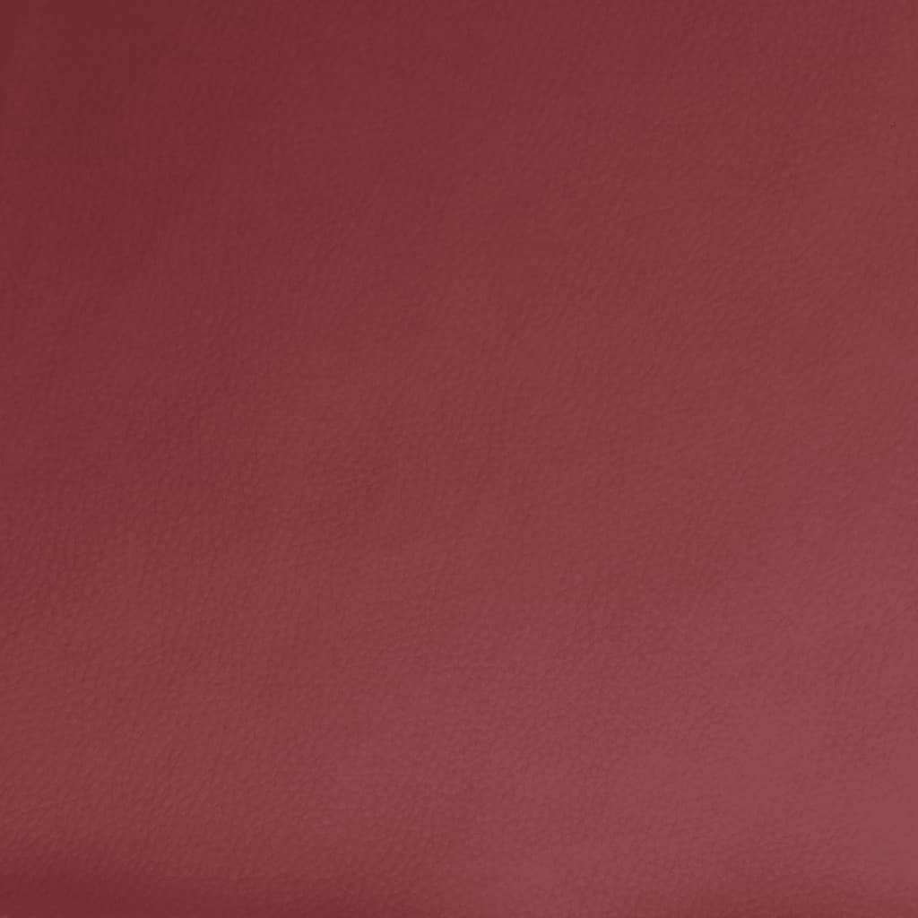 Električni naslonjač na podizanje umjetna koža crvena boja vina