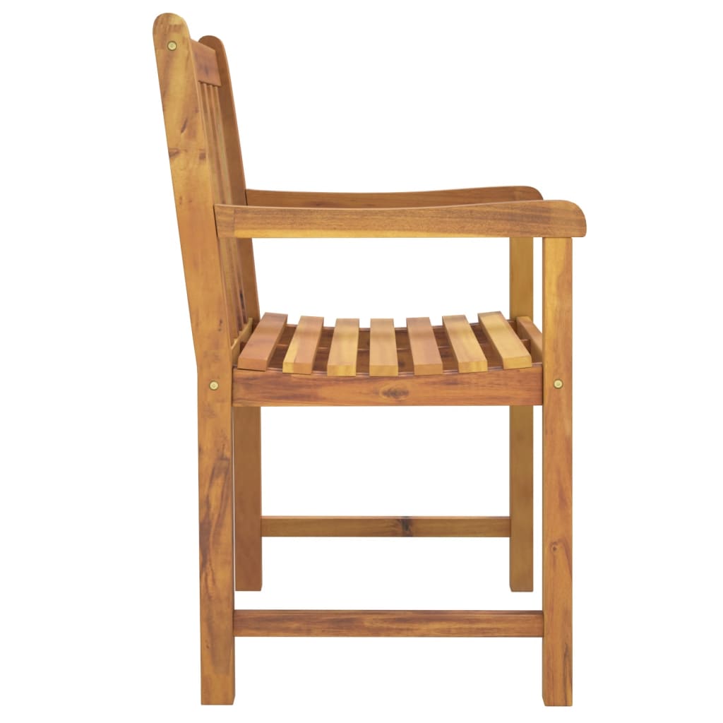 Vrtne stolice 8 kom 56 x 55,5 x 90 cm od masivnog drva bagrema