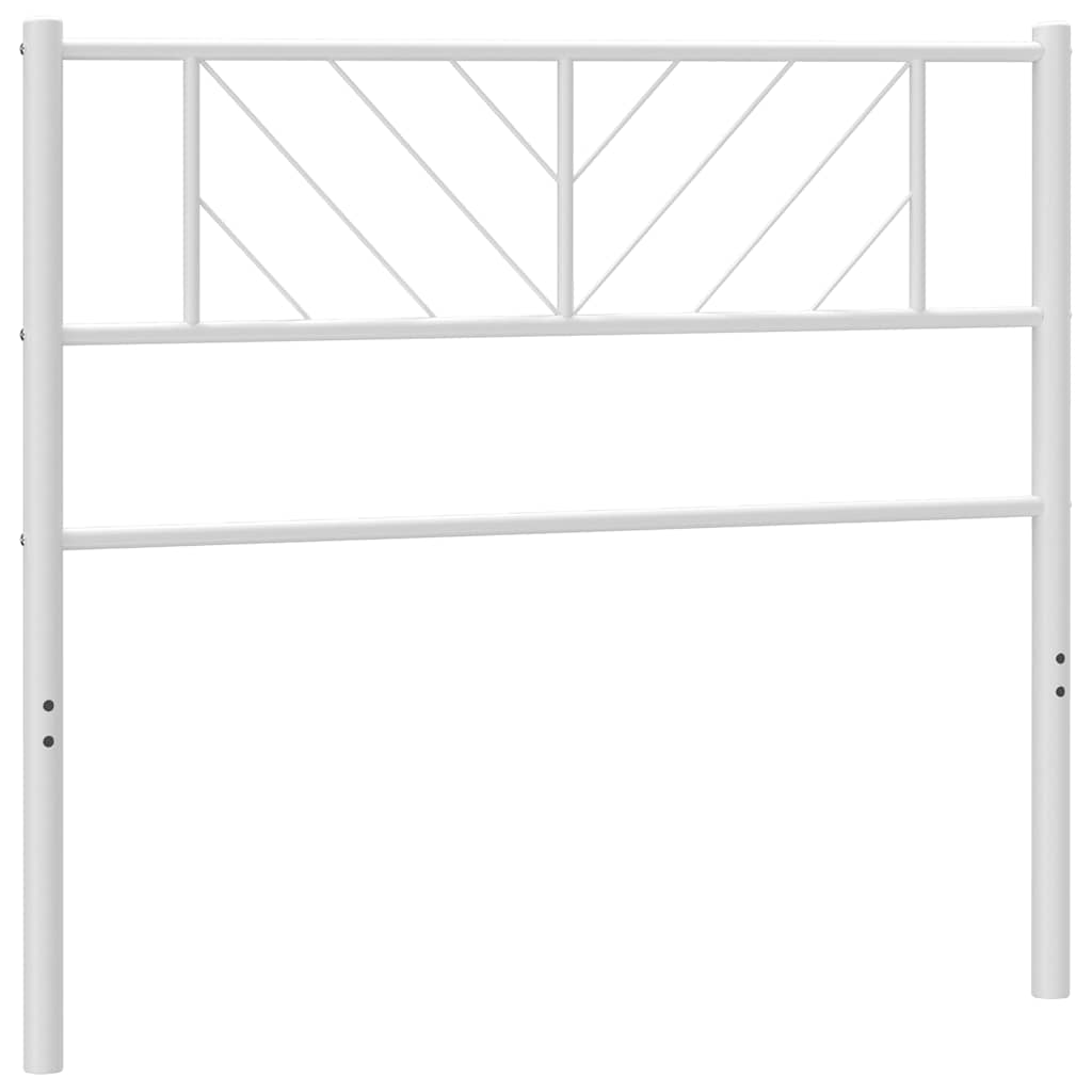 Metalno zamjensko uzglavlje bijelo 90 cm