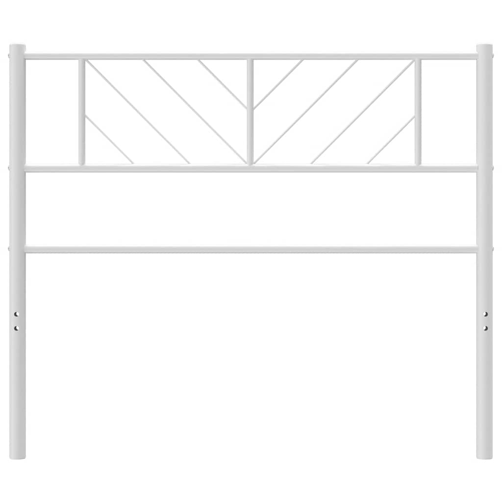 Metalno zamjensko uzglavlje bijelo 90 cm