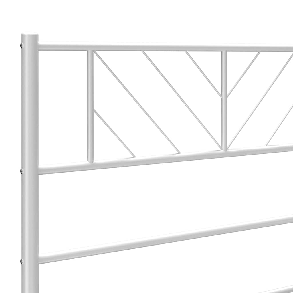 Metalno zamjensko uzglavlje bijelo 90 cm