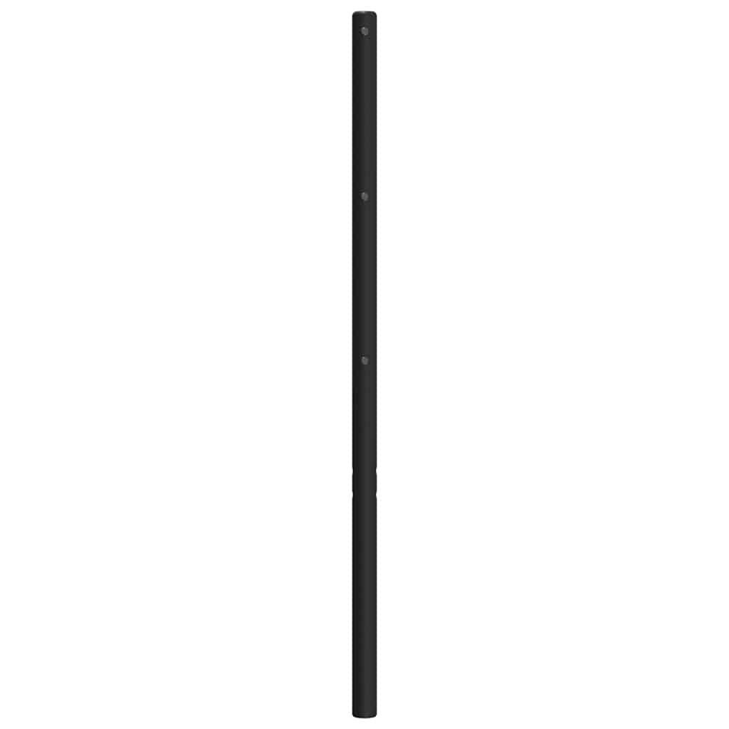 Metalno zamjensko uzglavlje crno 150 cm