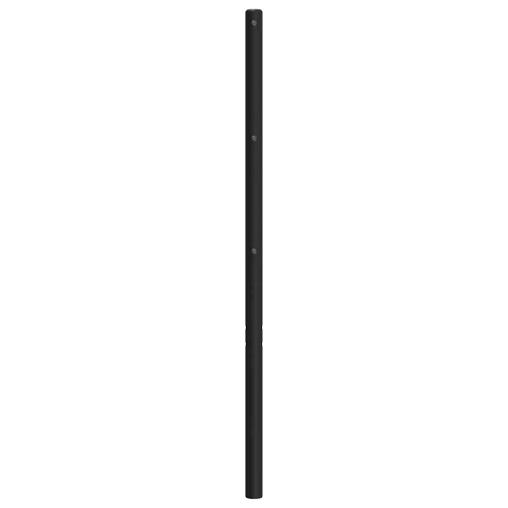 Metalno zamjensko uzglavlje crno 193 cm