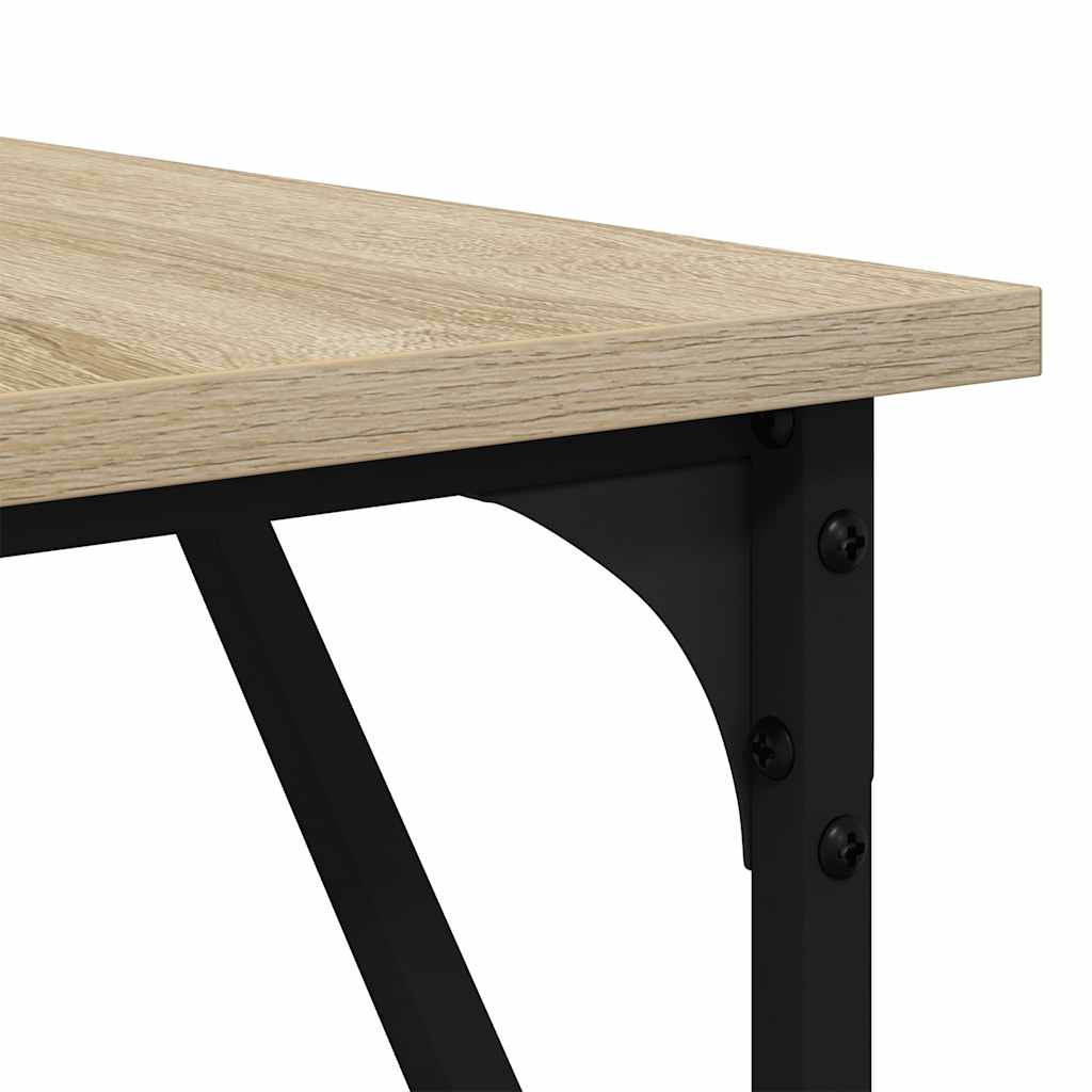 Radni stol boja hrasta sonome 149x149x75 cm konstruirano drvo