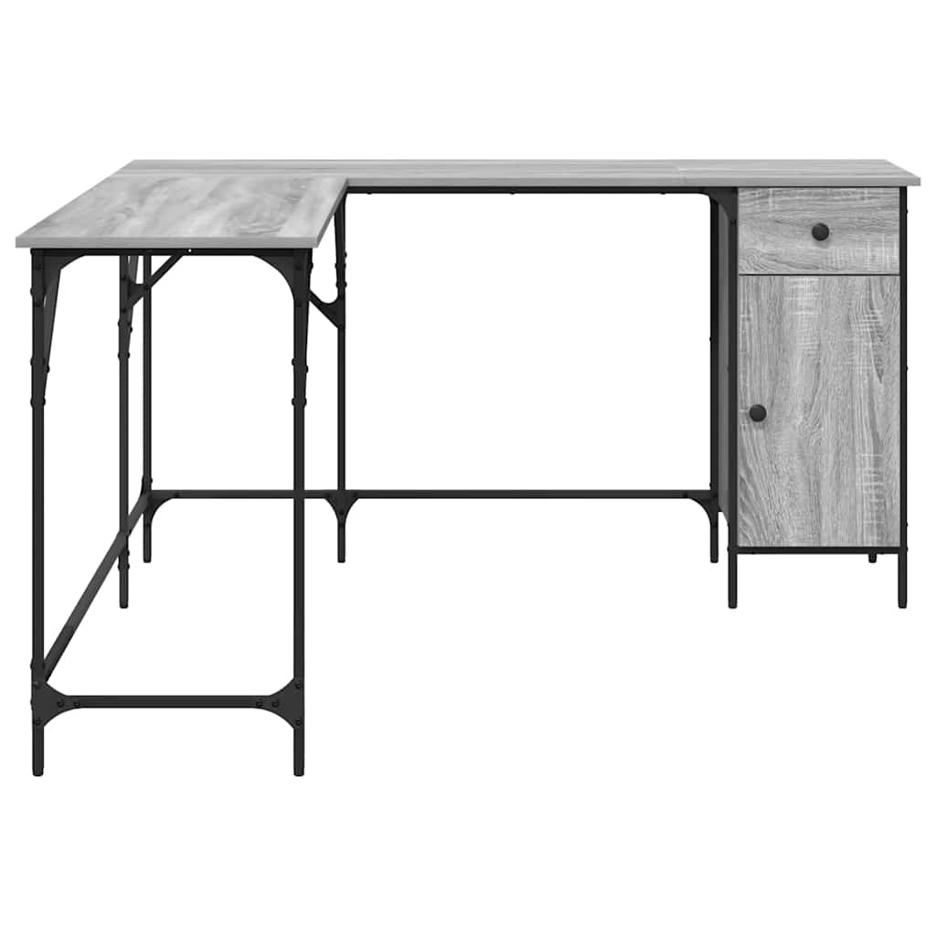 Radni stol boja hrasta sonome 141x141x75 cm konstruirano drvo