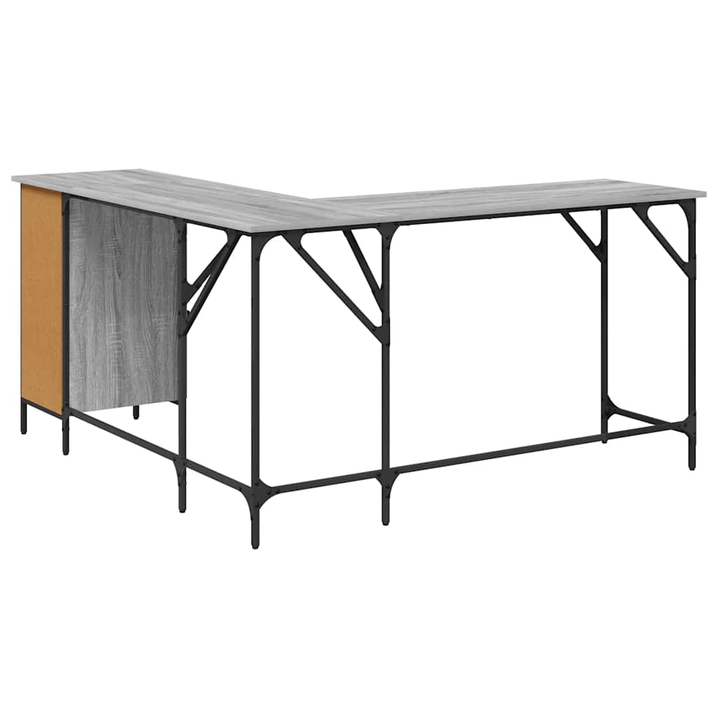 Radni stol boja hrasta sonome 141x141x75 cm konstruirano drvo