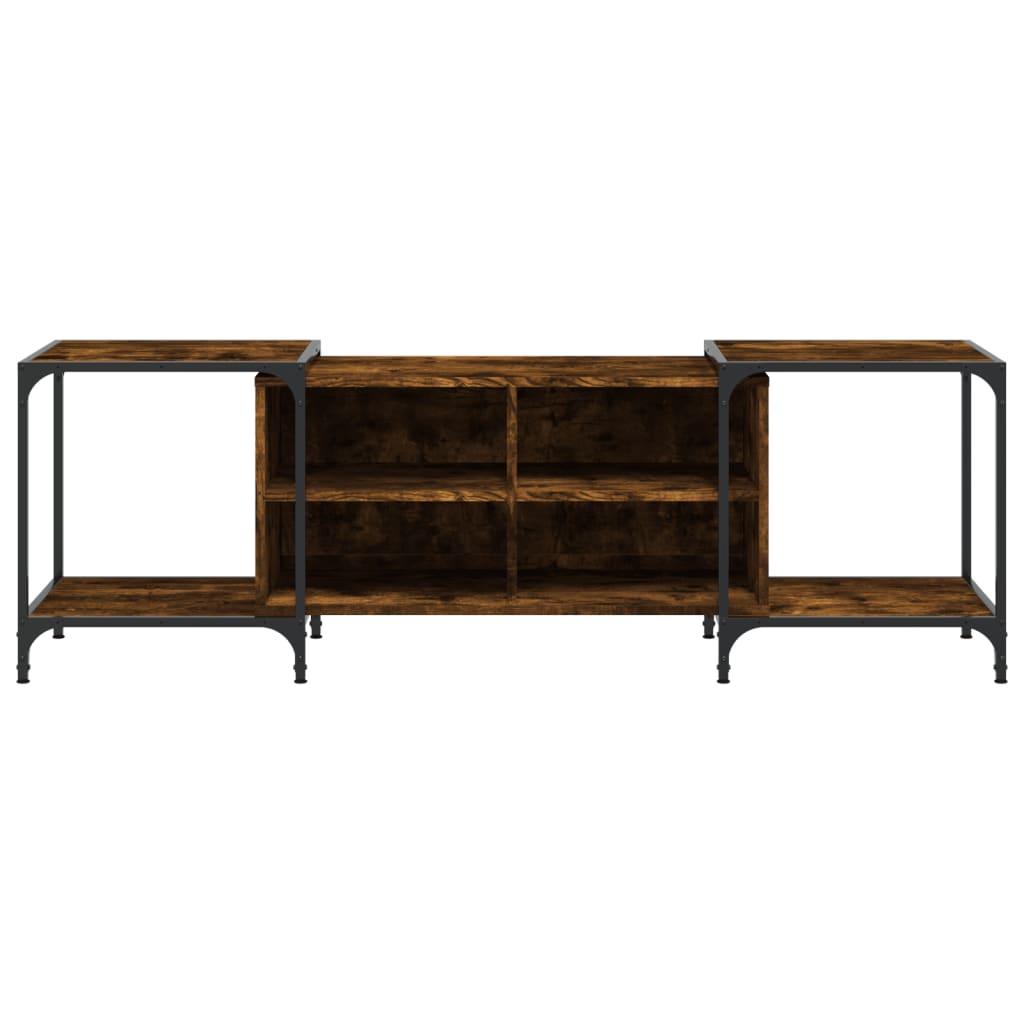 TV ormarić boja dimljenog hrasta 153x37x50 cm konstruirano drvo