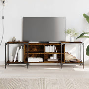 TV ormarić boja dimljenog hrasta 153x37x50 cm konstruirano drvo