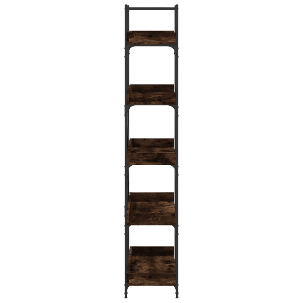 Regal za knjige s 5 razina boja hrasta 100x33x180,5 cm drveni