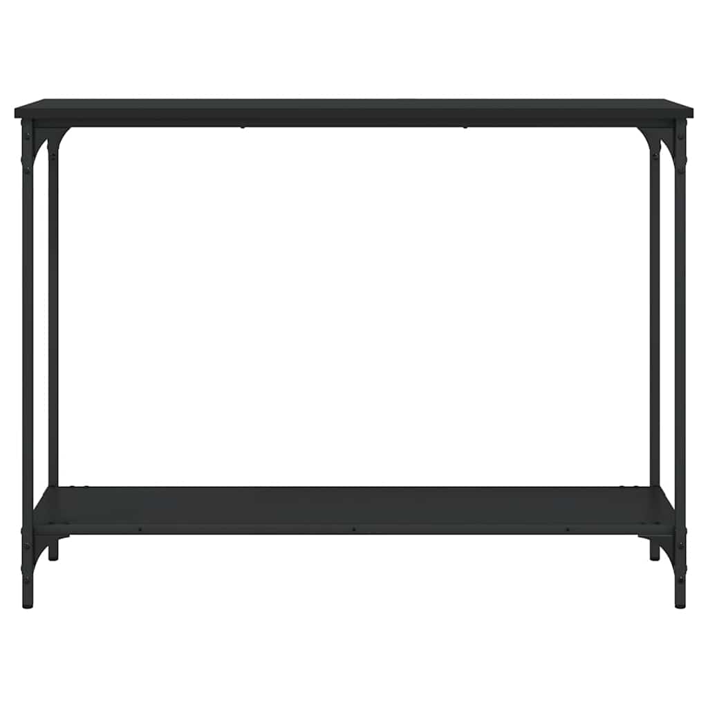 Konzolni stol crni 101 x 30,5 x 75 cm od konstruiranog drva