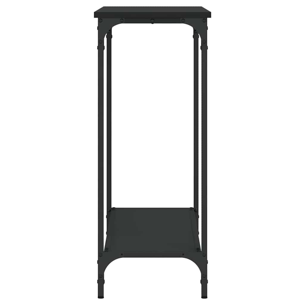 Konzolni stol crni 101 x 30,5 x 75 cm od konstruiranog drva