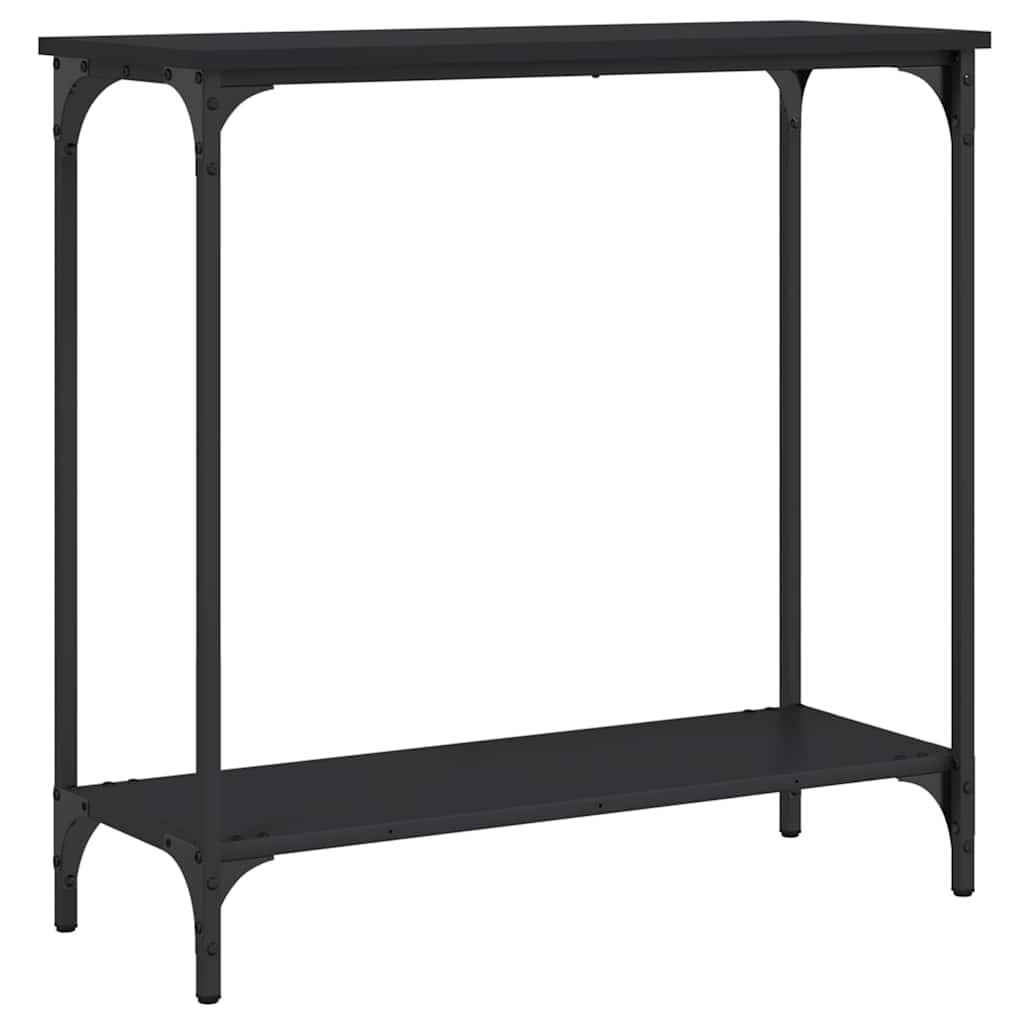 Konzolni stol crni 75 x 30,5 x 75 cm od konstruiranog drva