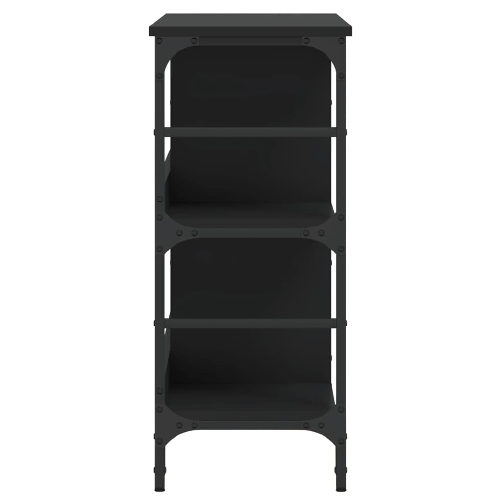 Komoda crna 102 x 32 x 73,5 cm od konstruiranog drva