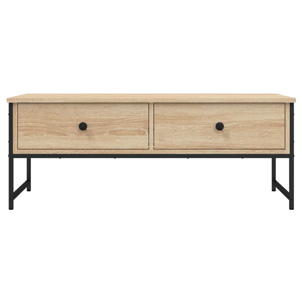 Stolić za kavu boja hrasta 101x49x39,5 cm konstruirano drvo