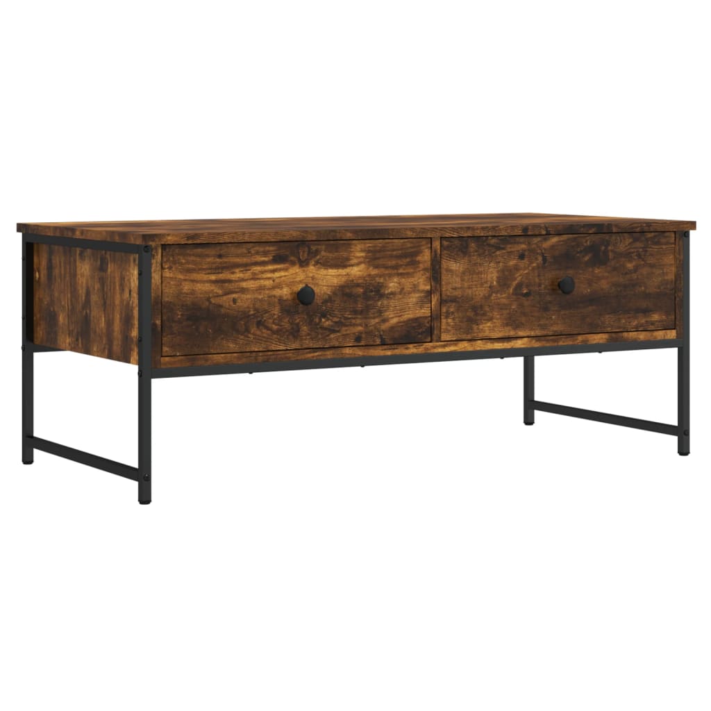 Stolić za kavu boja hrasta 101x49x39,5 cm konstruirano drvo