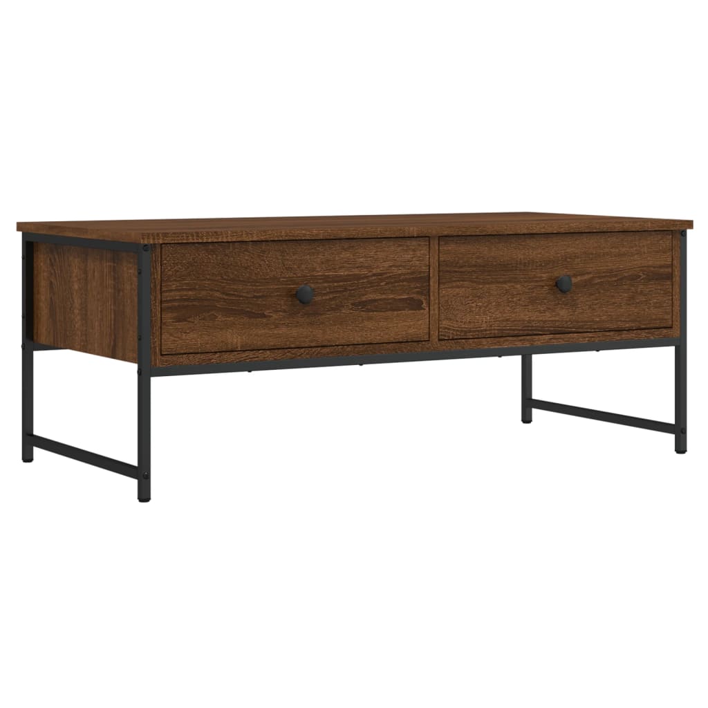 Stolić za kavu boja hrasta 101x49x39,5 cm konstruirano drvo