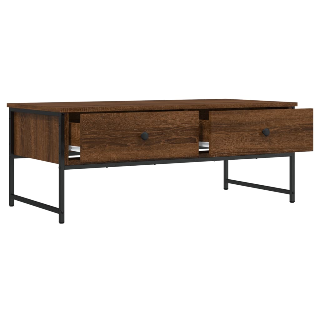 Stolić za kavu boja hrasta 101x49x39,5 cm konstruirano drvo