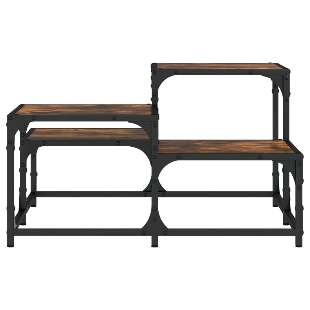 Stolić za kavu boja hrasta 68x68x40 cm konstruirano drvo
