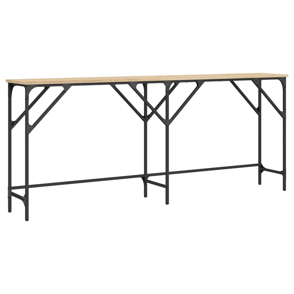 Konzolni stol boja hrasta sonome 180x29x75 cm konstruirano drvo