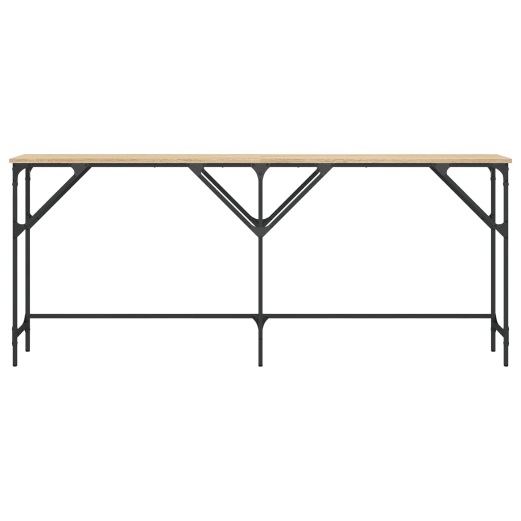 Konzolni stol boja hrasta sonome 180x29x75 cm konstruirano drvo