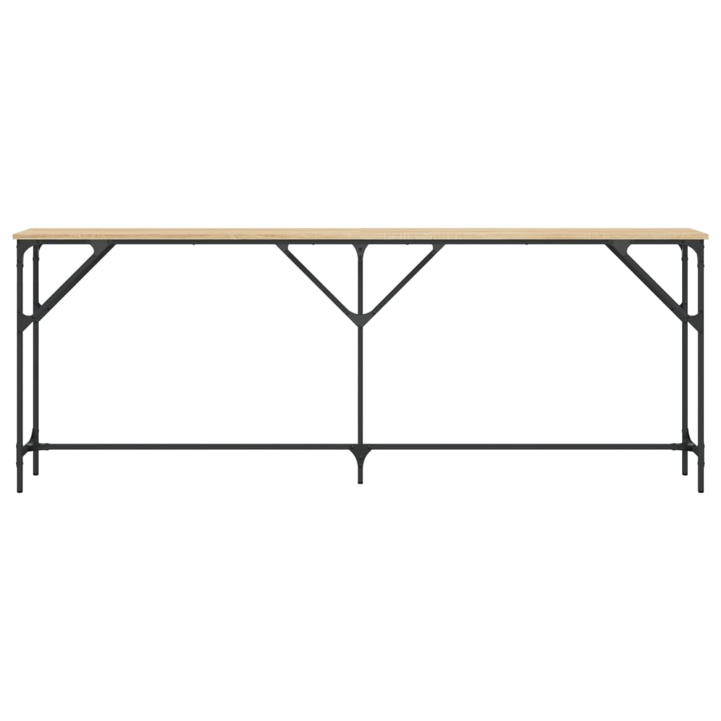 Konzolni stol boja hrasta sonome 200x29x75 cm konstruirano drvo