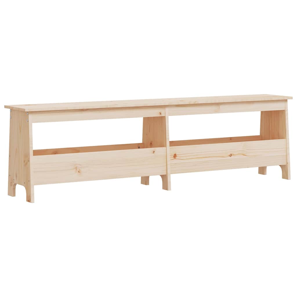 Klupa za hodnik 160x28x45 cm Masivno drvo Bor