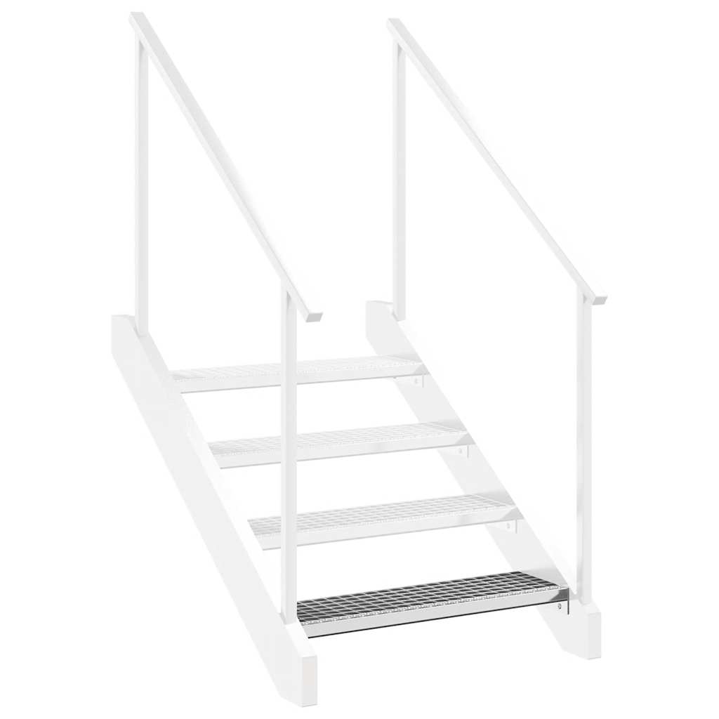 Rešetkasta stepenica 60 x 24 x 7 cm od pocinčanog čelika
