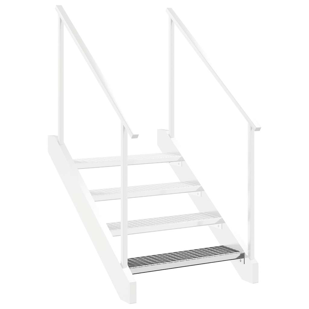 Rešetkasta stepenica 80 x 24 x 7 cm od pocinčanog čelika