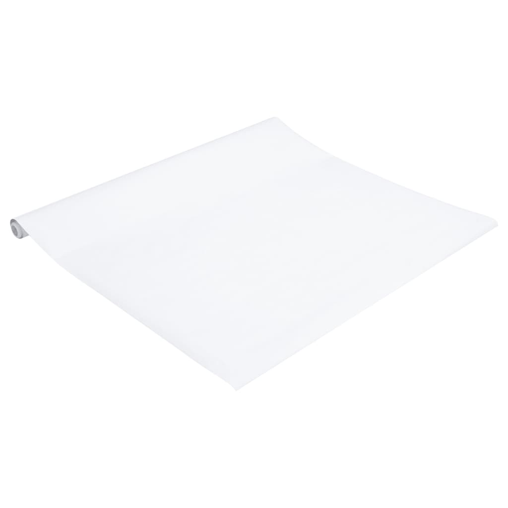 Naljepnice za namještaj samoljepljive mat bijele 90x500 cm PVC