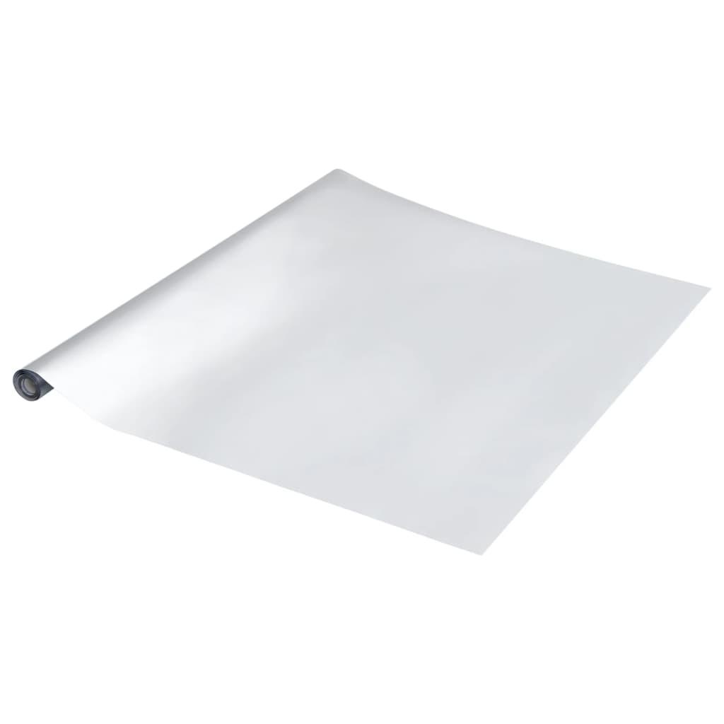 Naljepnice za namještaj samoljepljive srebrne 90 x 500 cm PVC