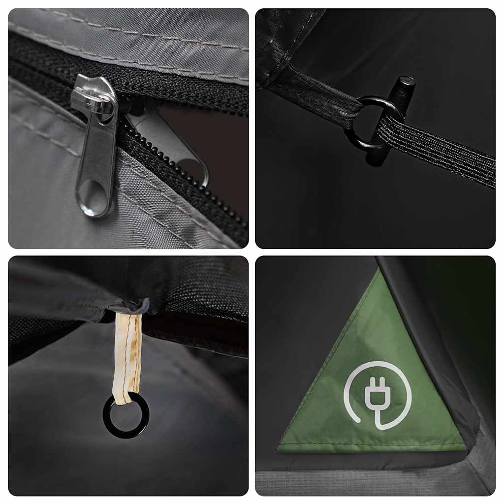 Tunelski šator za kampiranje za 2 osobe zeleni vodootporni