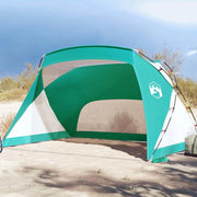 Šator za plažu morskozeleni 274x178x170/148 cm 185T poliester