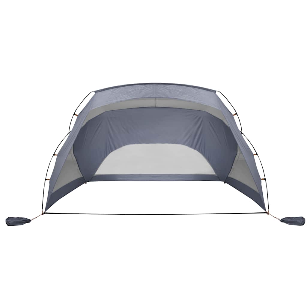 Šator za plažu sivi 274 x 178 x 170/148 cm 185T poliesterski