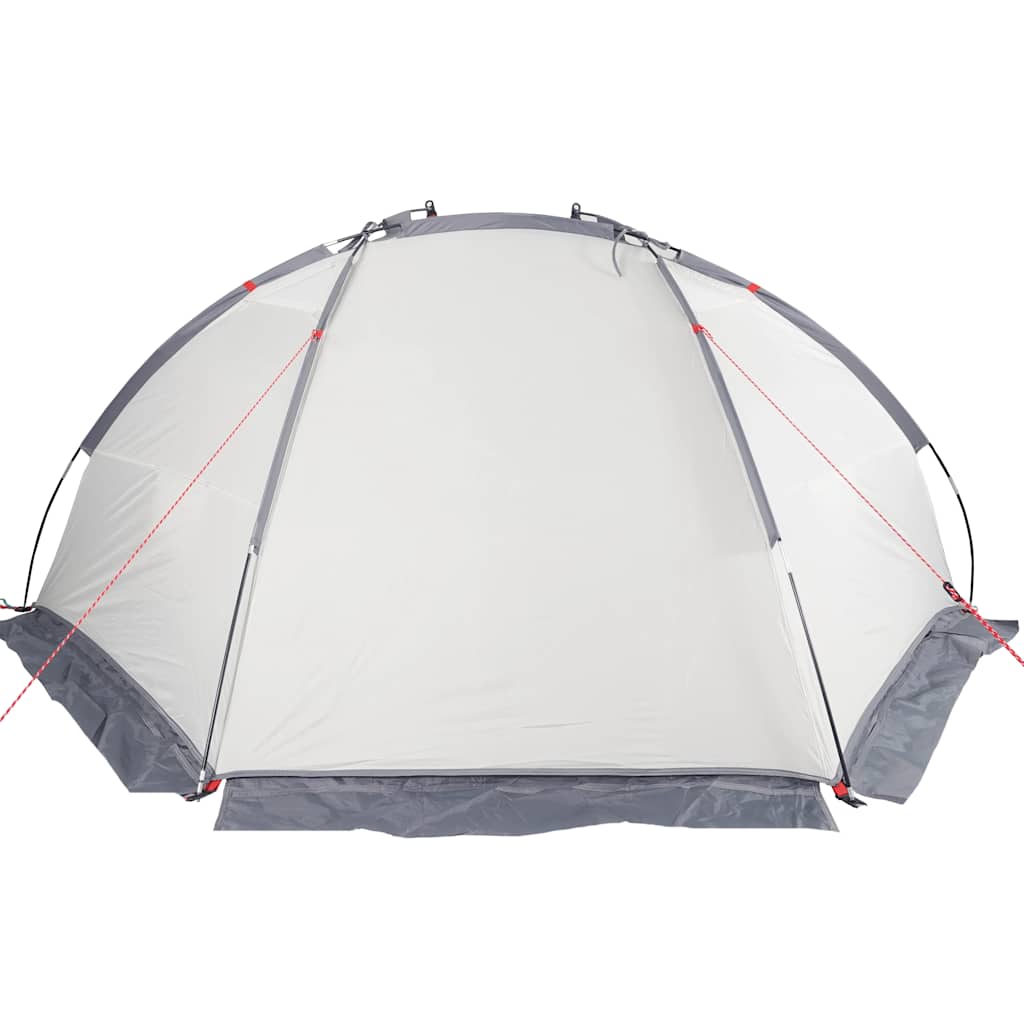 Šator za plažu sivi 268 x 223 x 125 cm 185T poliesterski