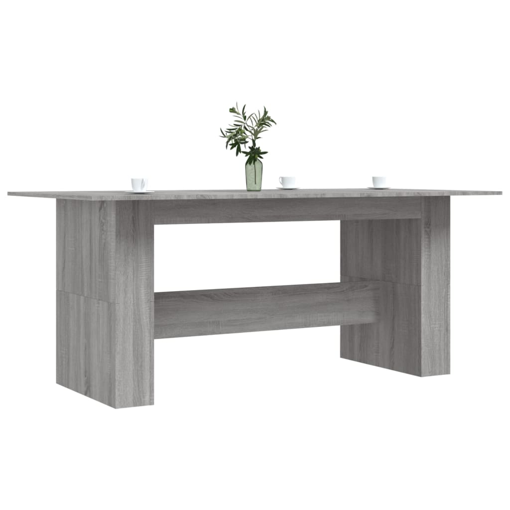 Blagovaonski stol boja hrasta 180x90x76 cm konstruirano drvo