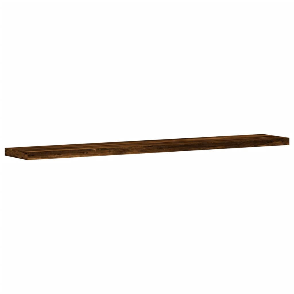 Zidne police 4 kom boja hrasta 60x10x1,5 cm konstruirano drvo