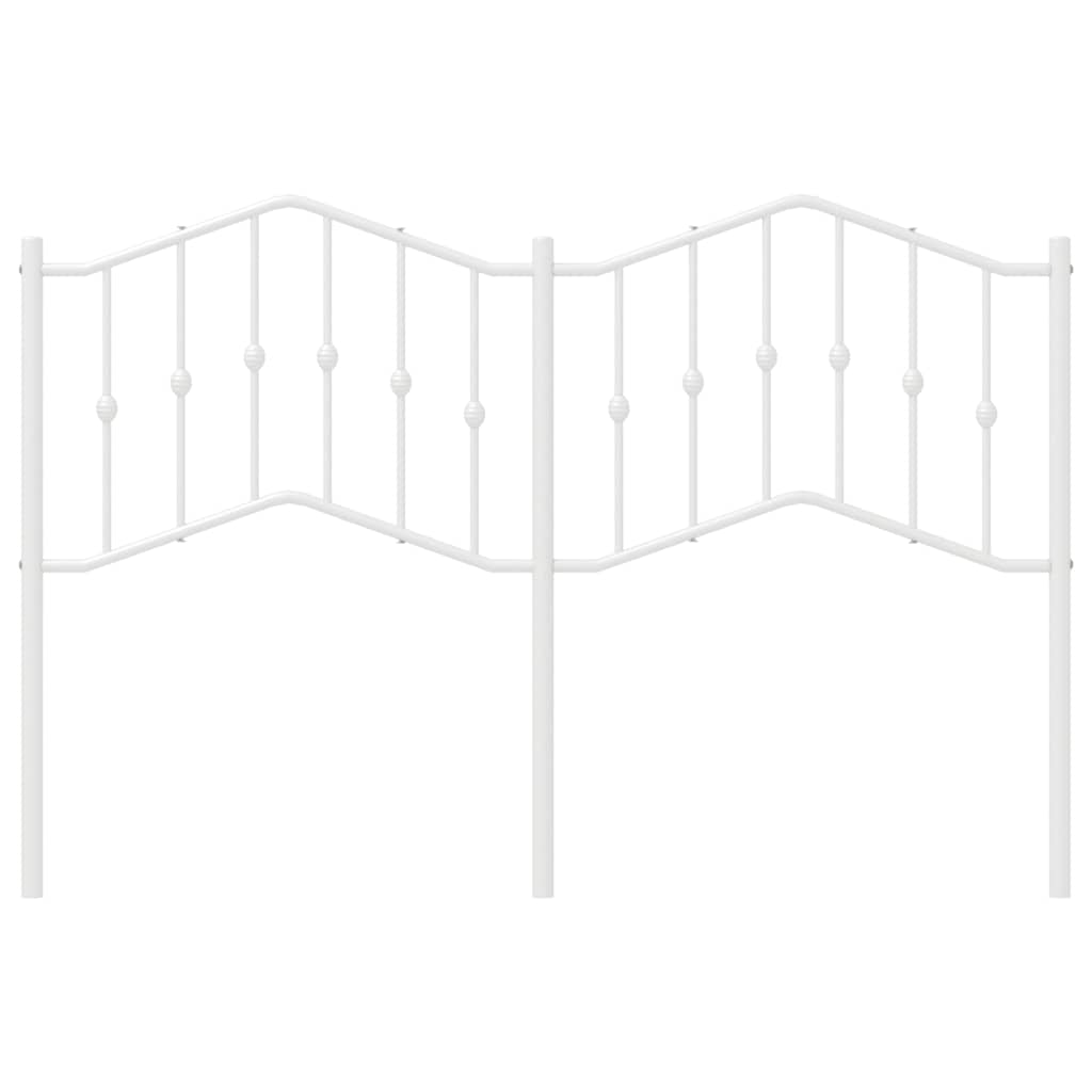 Metalno zamjensko uzglavlje bijelo 150 cm