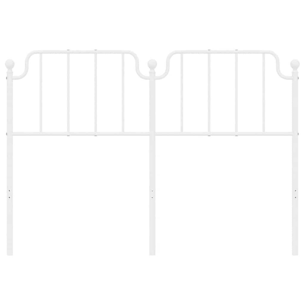 Metalno zamjensko uzglavlje bijelo 150 cm