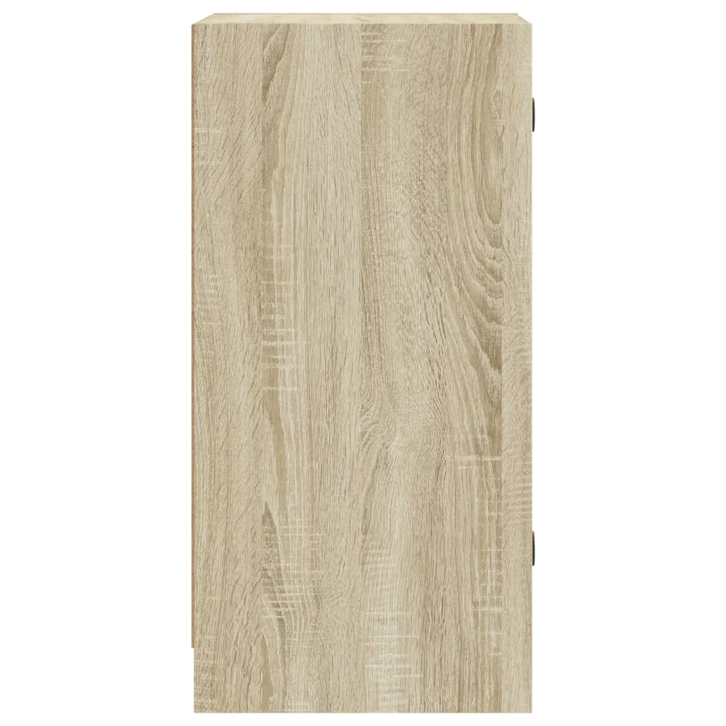 Bočni ormarić sa staklenim vratima boja hrasta 35x37x75,5 cm