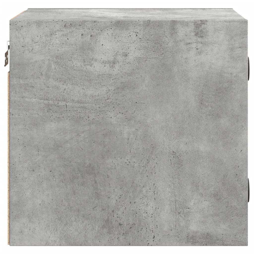 Noćni ormarići staklena vrata 2 kom boja betona 35x37x35 cm